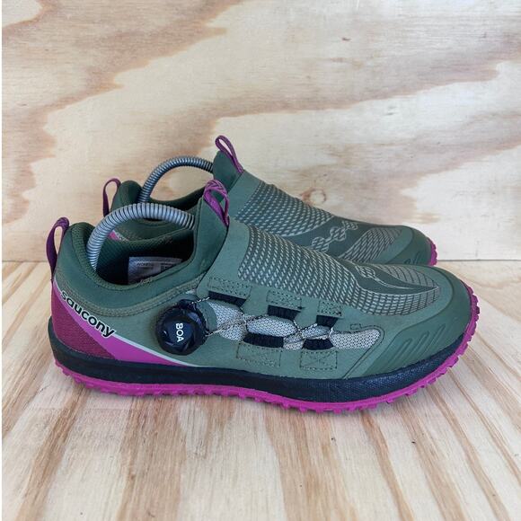 Saucony - Switchback 2 - Running Shoes - Green/Purple - Women's - 10 - S10581-2 - Picture 1 of 9